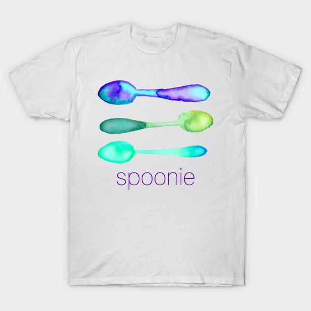 Spoonie (Cool Colors) T-Shirt by KelseyLovelle